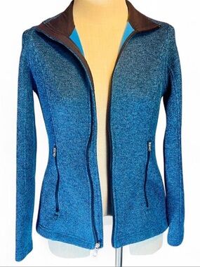 💙 Spyder Heather Blue Endure Full Zip Stryke Fleece Jacket